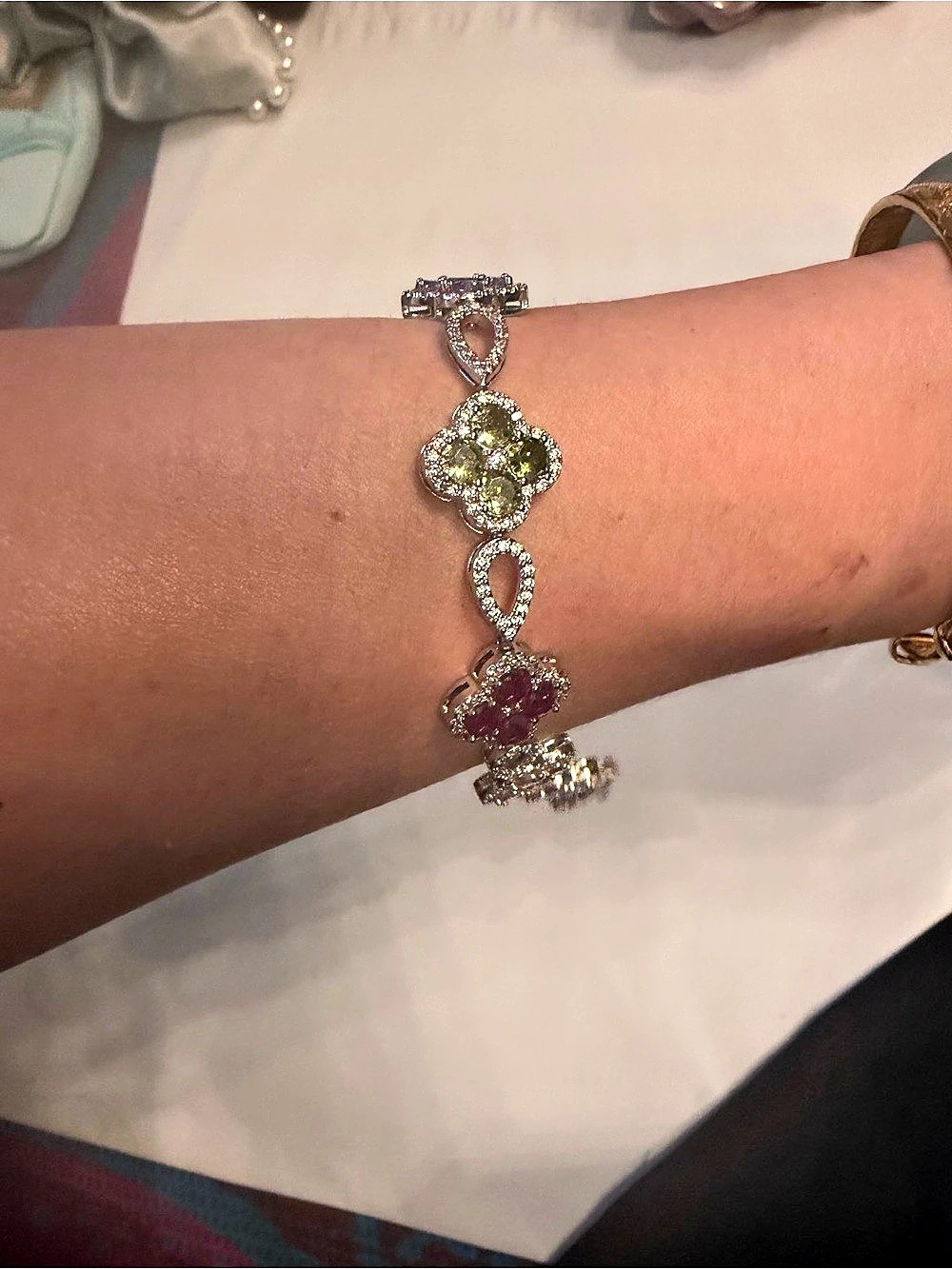 Multicolor Link Bracelet Like New